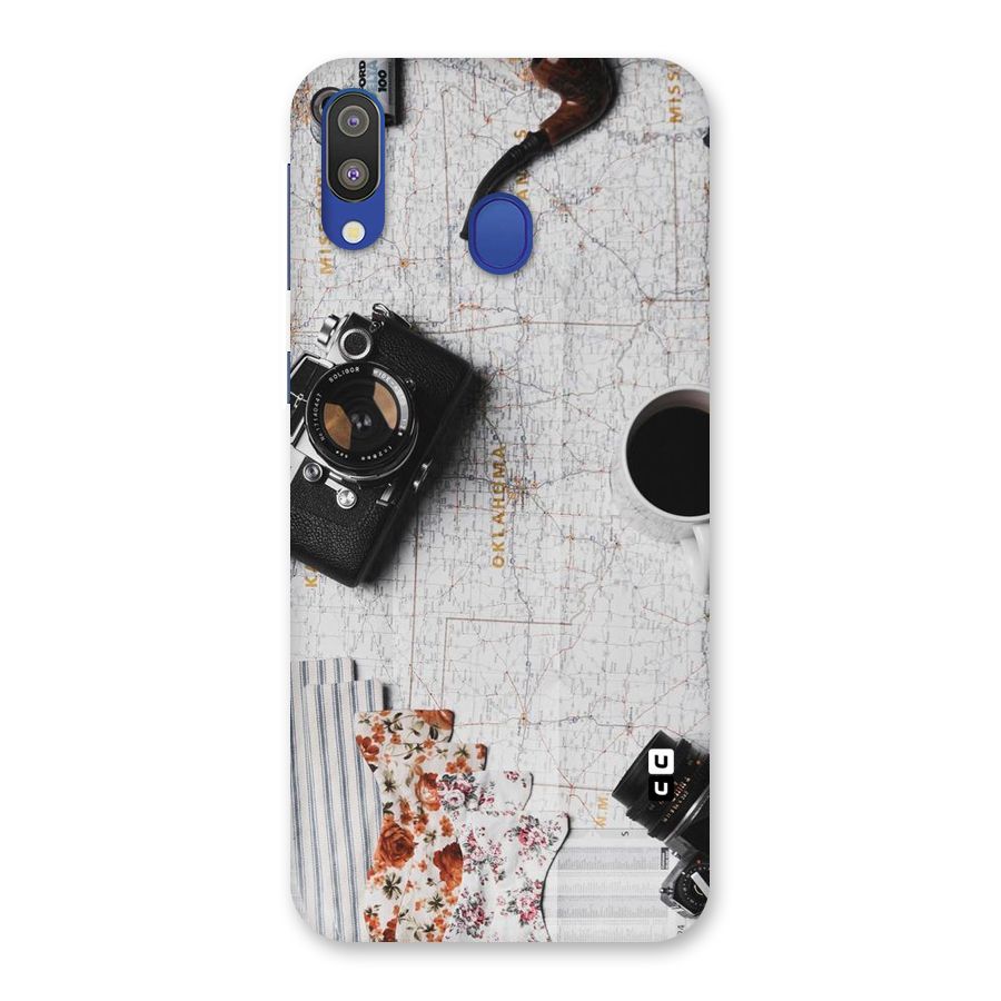 Camera Smoky Pipe Back Case for Galaxy M20