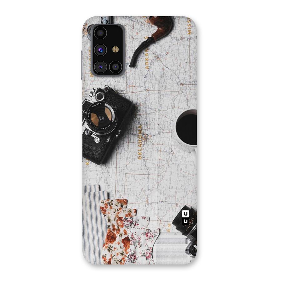 Camera Smoky Pipe Back Case for Galaxy M31s