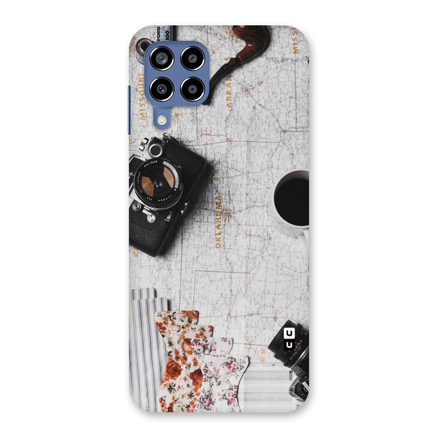 Camera Smoky Pipe Back Case for Galaxy M53 5G