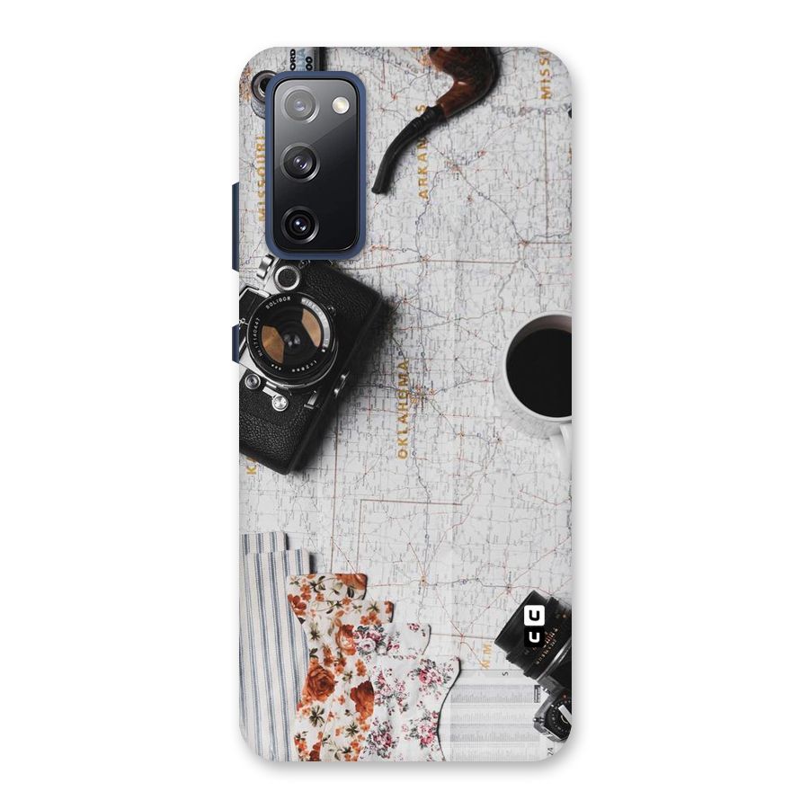 Camera Smoky Pipe Back Case for Galaxy S20 FE