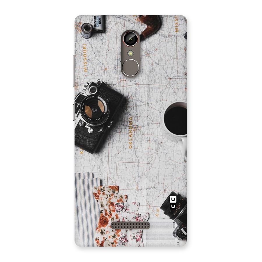 Camera Smoky Pipe Back Case for Gionee S6s