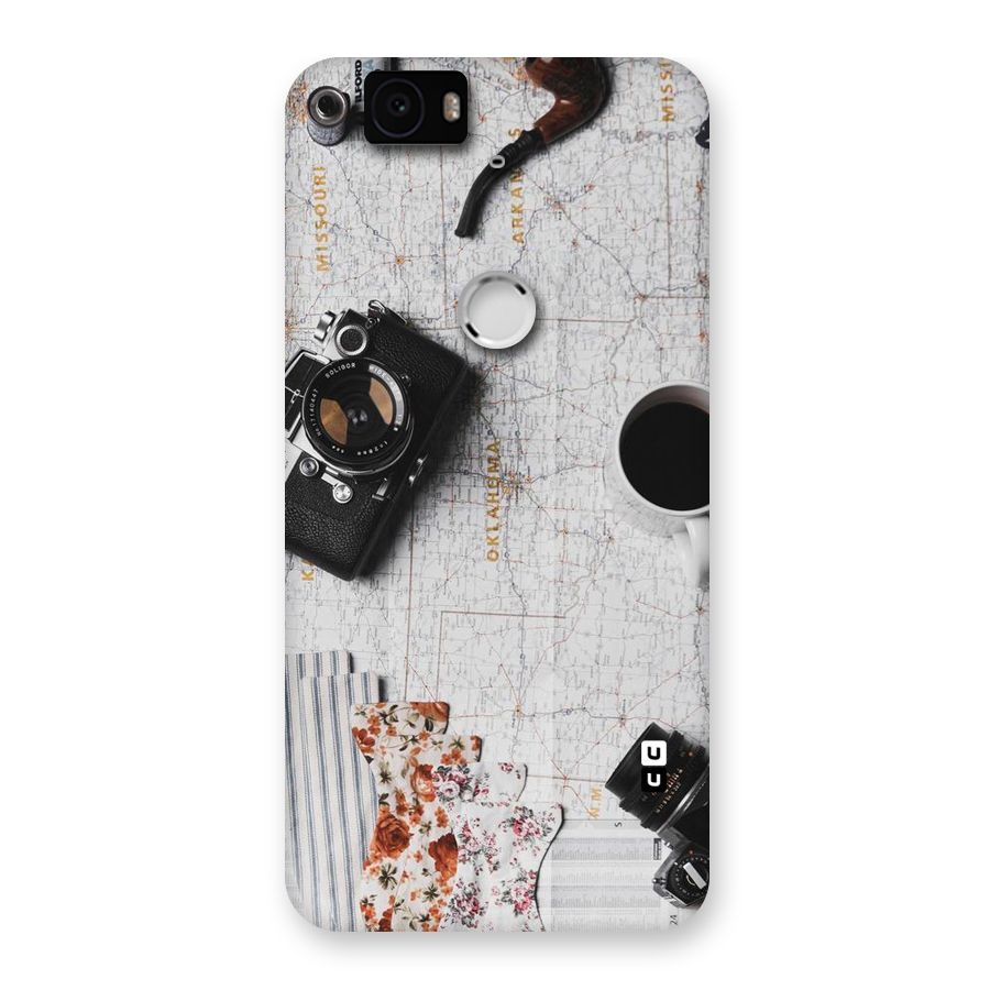 Camera Smoky Pipe Back Case for Google Nexus-6P
