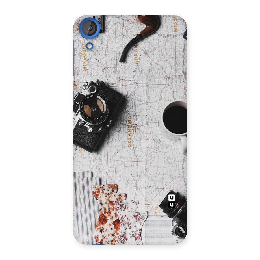 Camera Smoky Pipe Back Case for HTC Desire 820