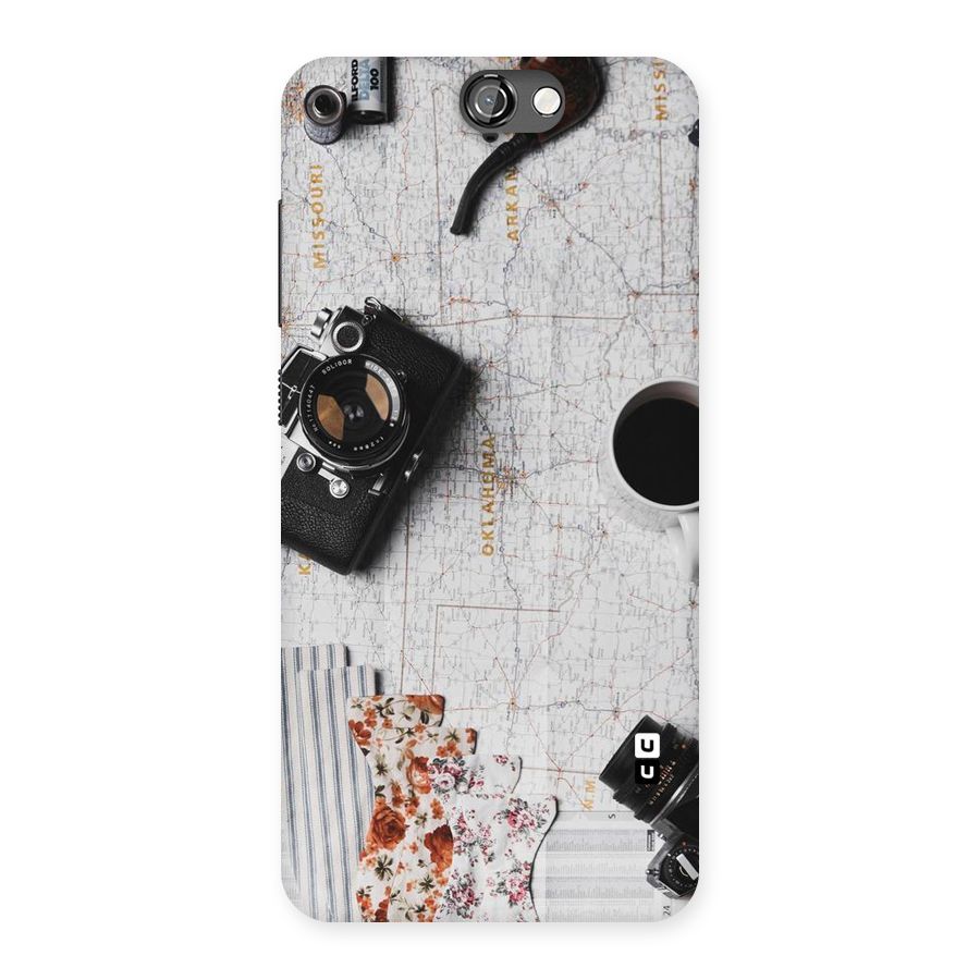 Camera Smoky Pipe Back Case for HTC One A9