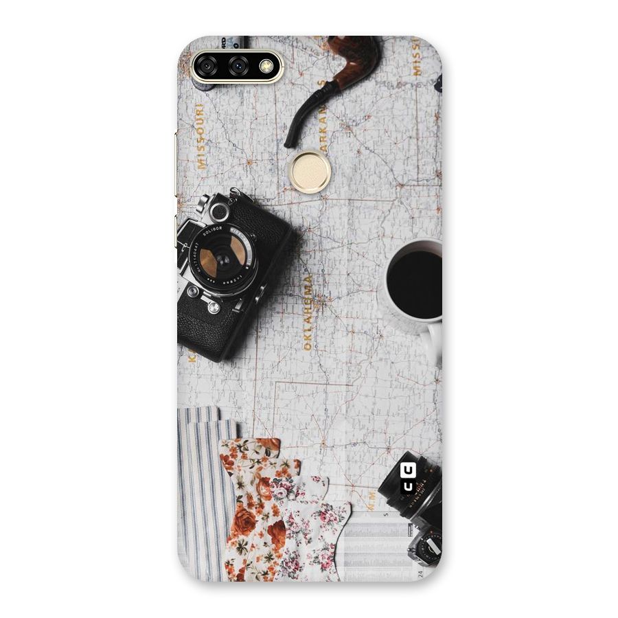 Camera Smoky Pipe Back Case for Honor 7A