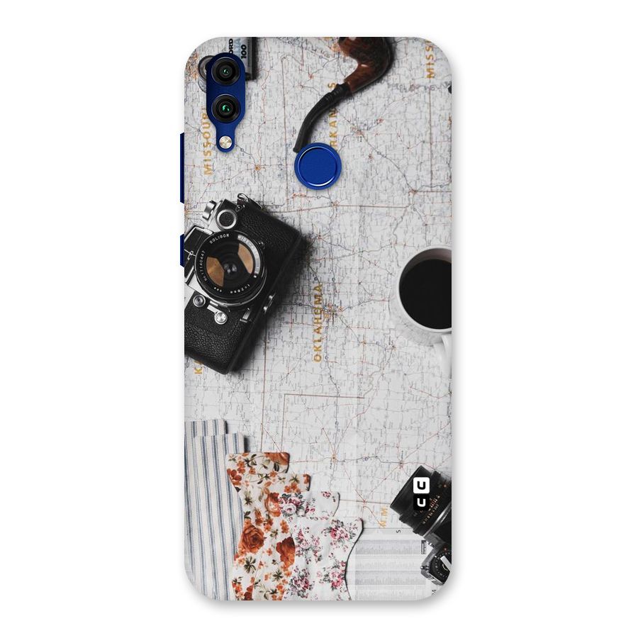 Camera Smoky Pipe Back Case for Honor 8C