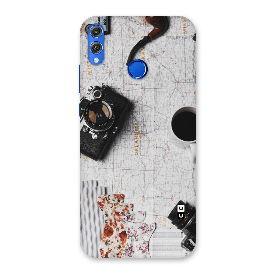 Camera Smoky Pipe Back Case for Honor 8X
