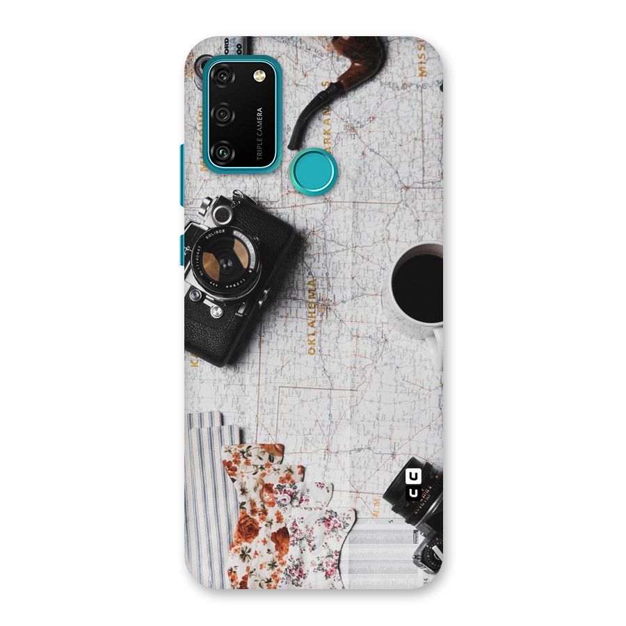 Camera Smoky Pipe Back Case for Honor 9A