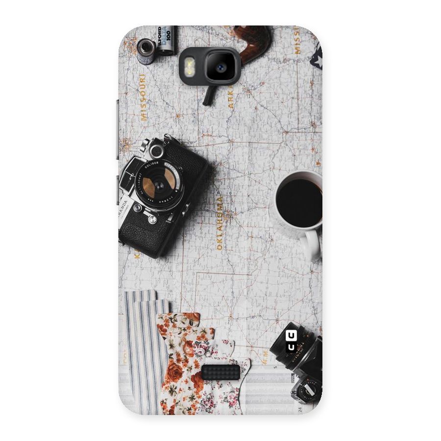 Camera Smoky Pipe Back Case for Honor Bee