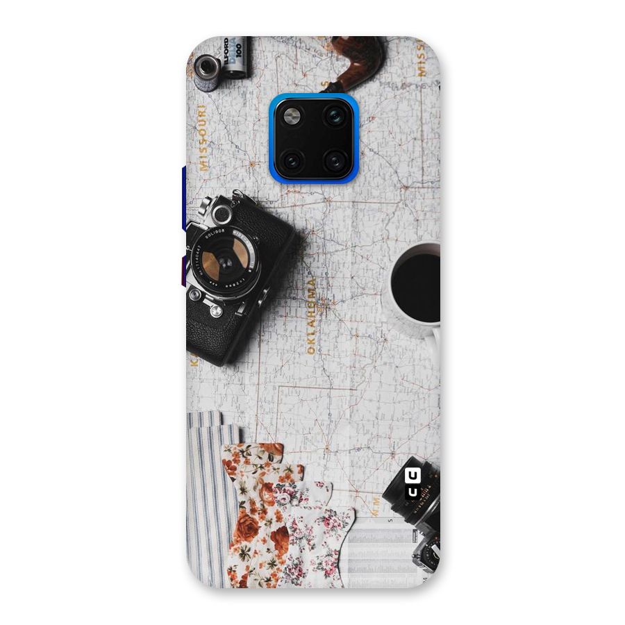 Camera Smoky Pipe Back Case for Huawei Mate 20 Pro