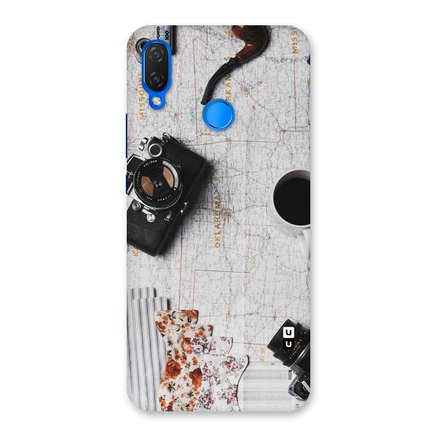 Camera Smoky Pipe Back Case for Huawei P Smart+