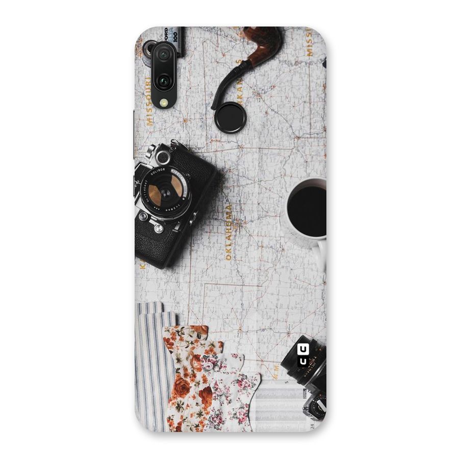 Camera Smoky Pipe Back Case for Huawei Y9 (2019)