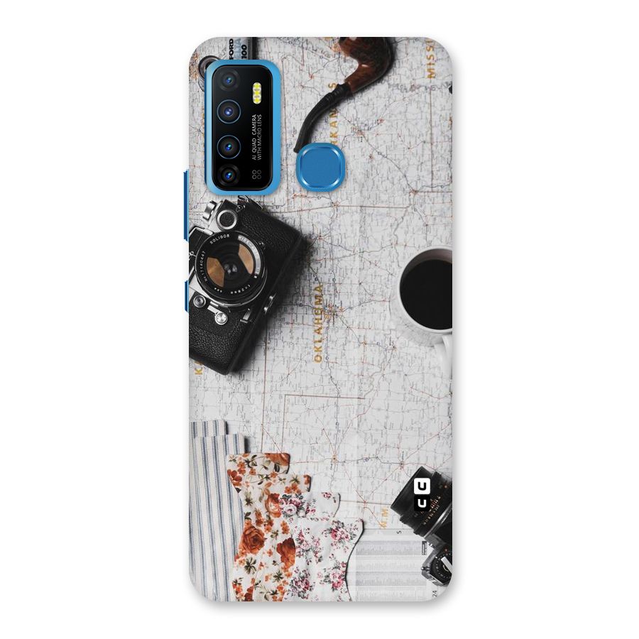 Camera Smoky Pipe Back Case for Infinix Hot 9