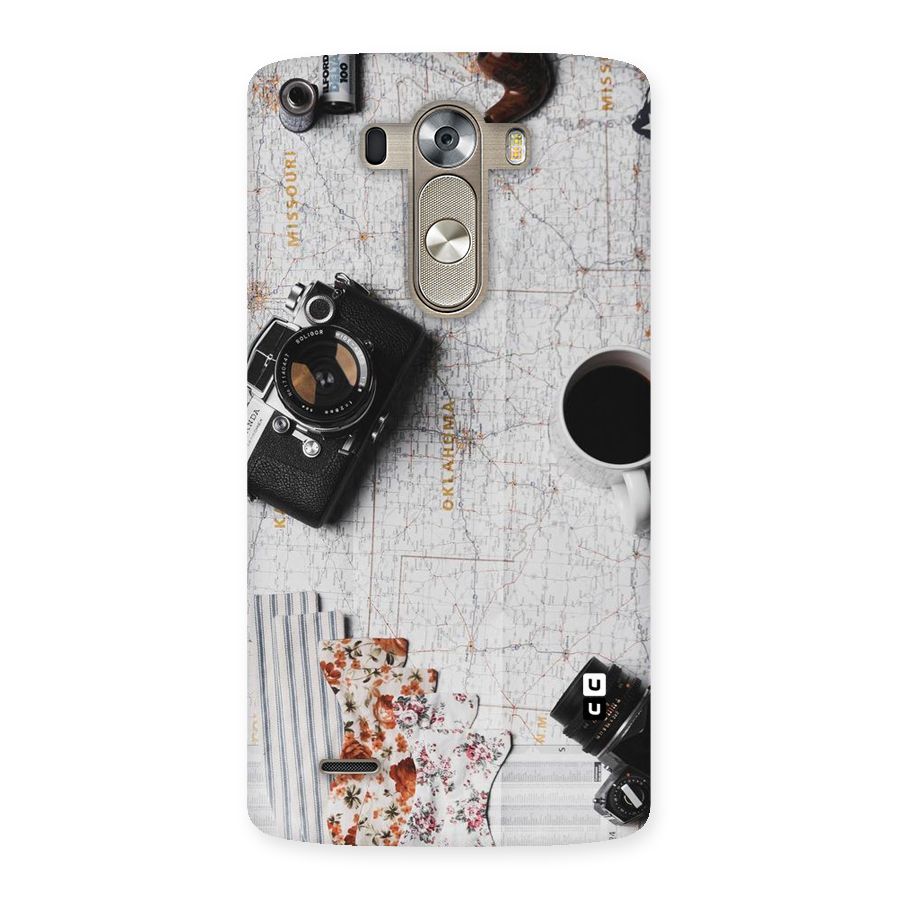 Camera Smoky Pipe Back Case for LG G3