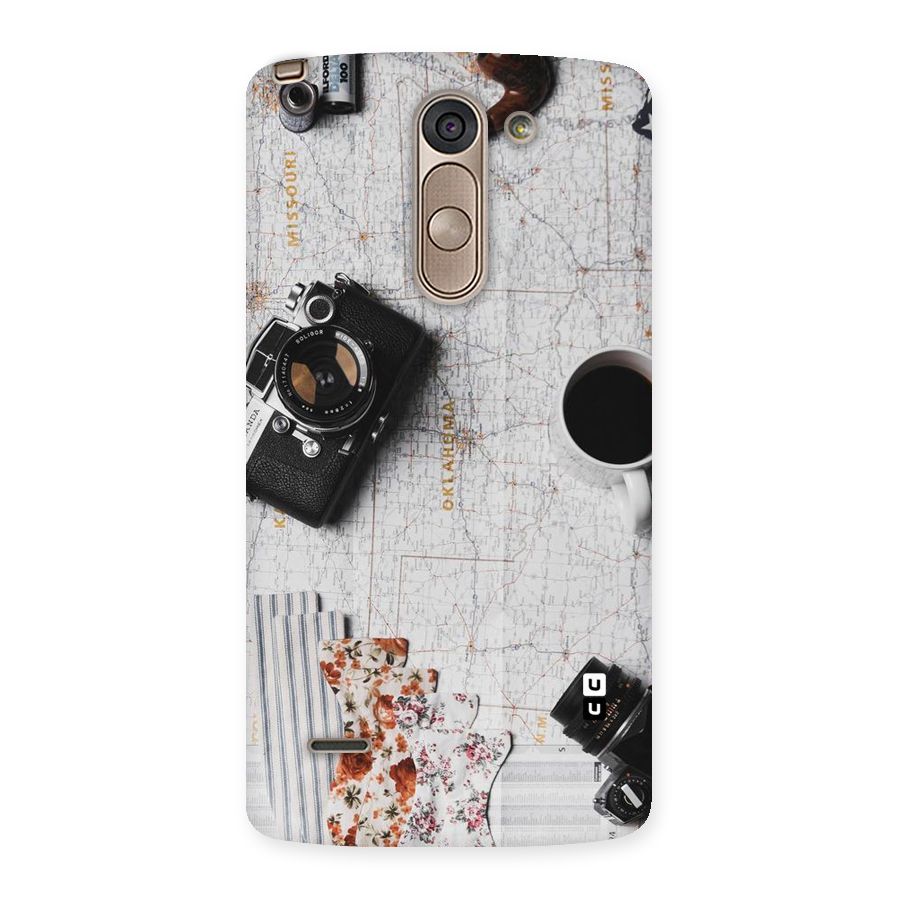 Camera Smoky Pipe Back Case for LG G3 Stylus