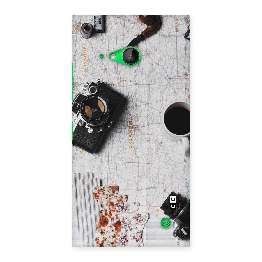 Camera Smoky Pipe Back Case for Lumia 730