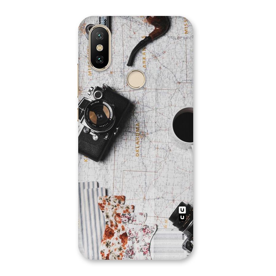 Camera Smoky Pipe Back Case for Mi A2