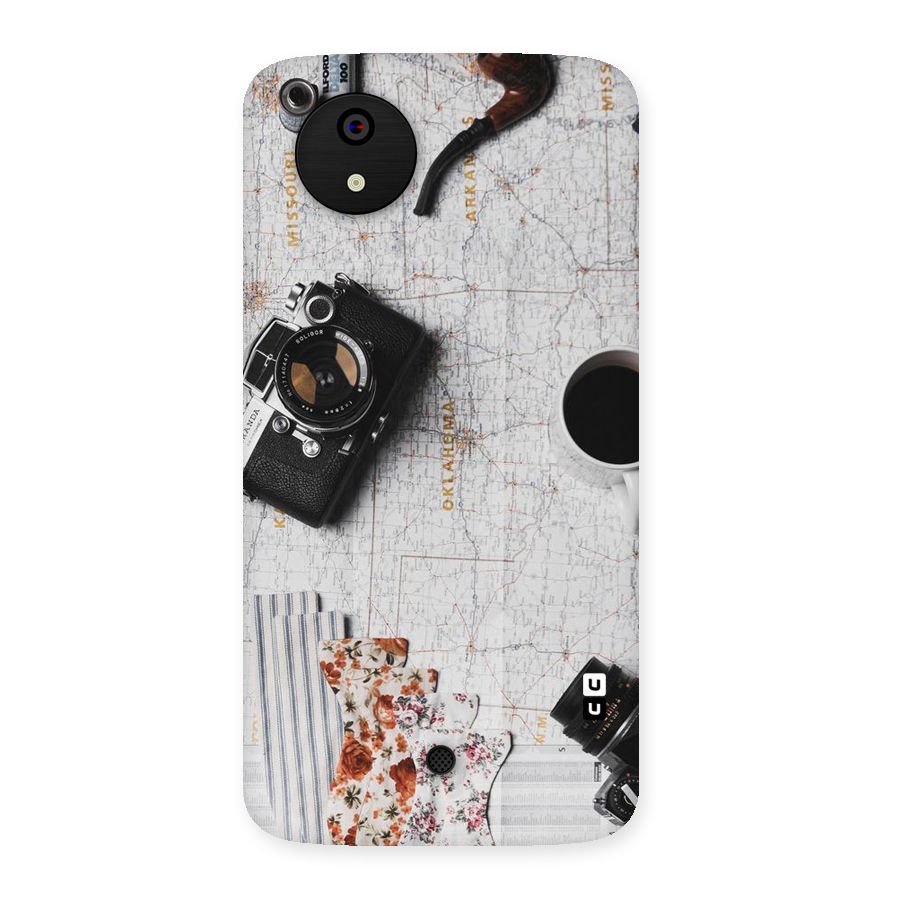 Camera Smoky Pipe Back Case for Micromax Canvas A1