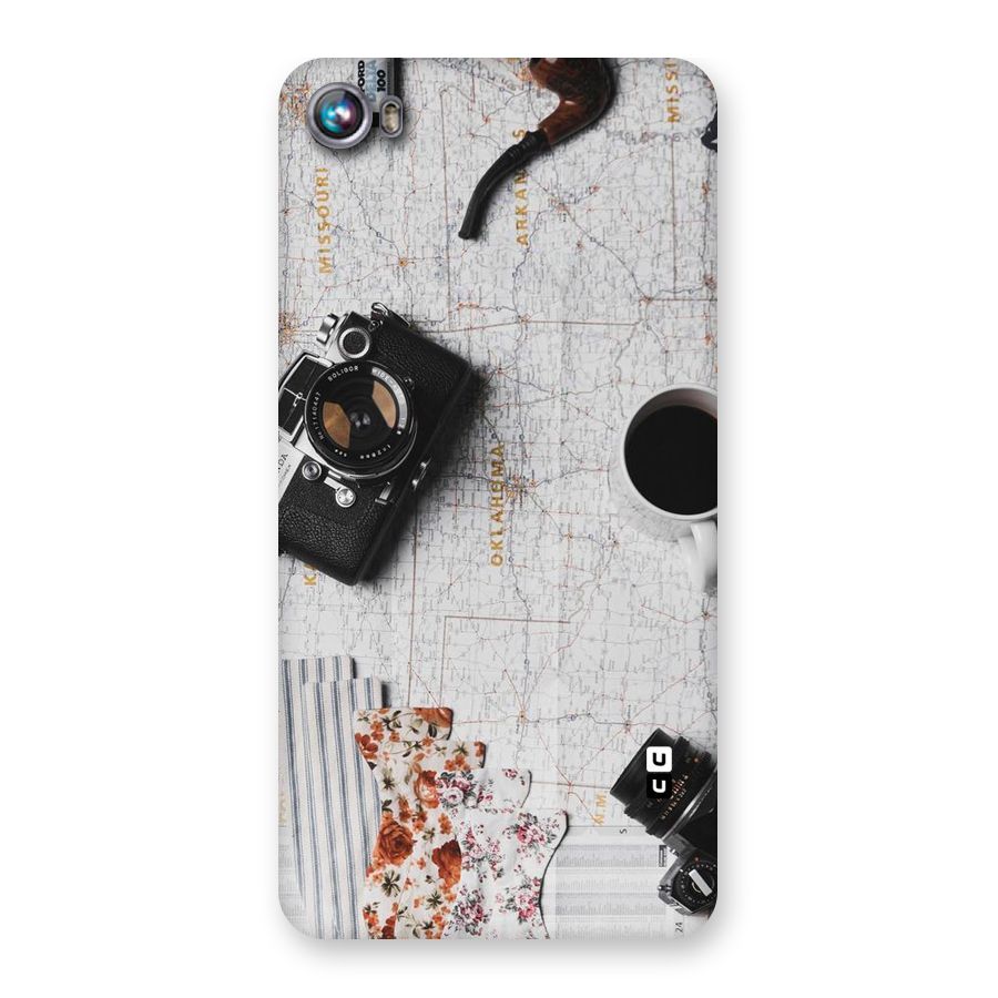 Camera Smoky Pipe Back Case for Micromax Canvas Fire 4 A107