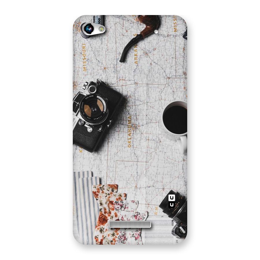 Camera Smoky Pipe Back Case for Micromax Hue 2