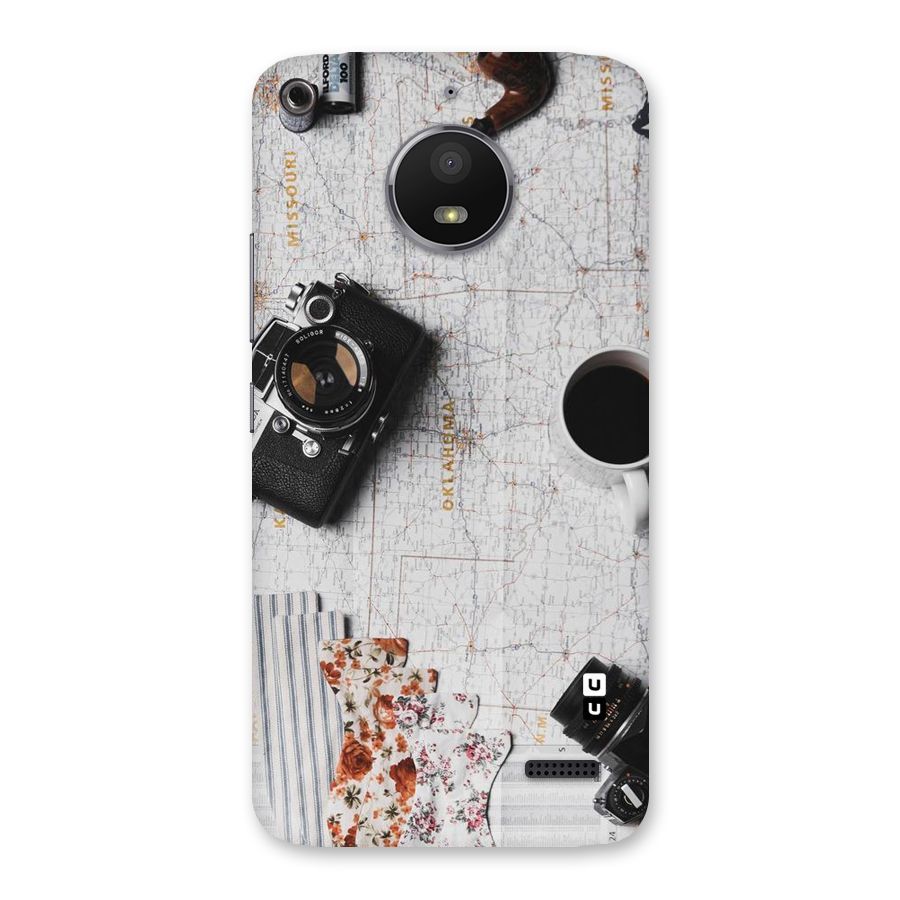 Camera Smoky Pipe Back Case for Moto E4