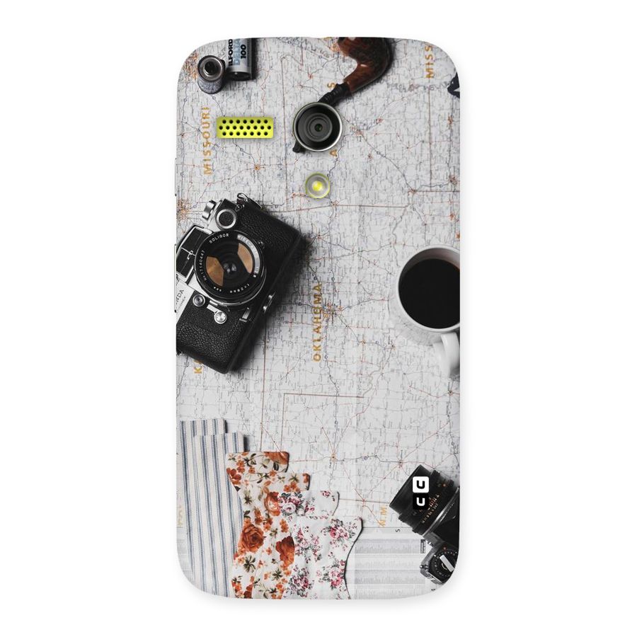 Camera Smoky Pipe Back Case for Moto G