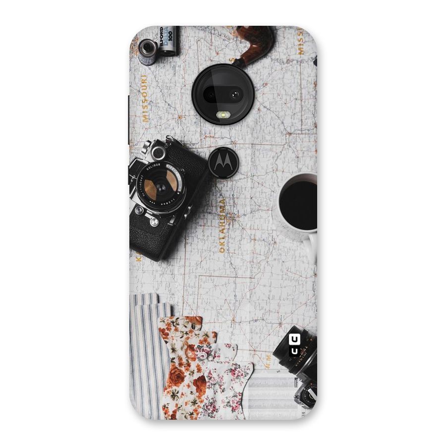 Camera Smoky Pipe Back Case for Moto G7
