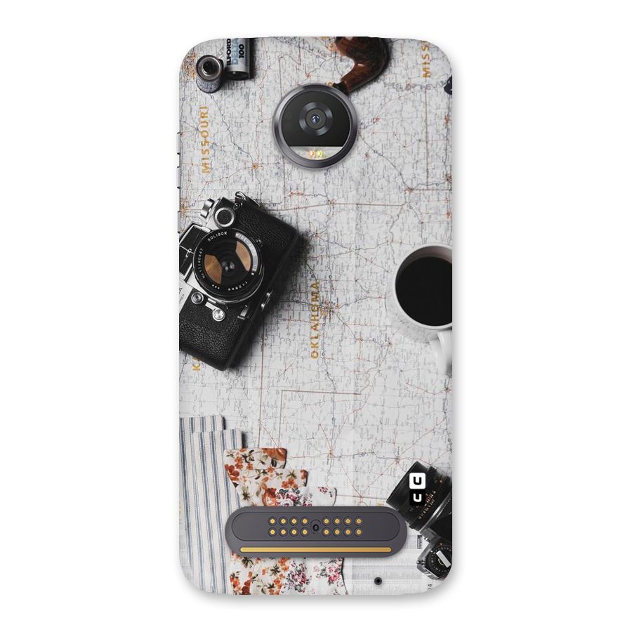 Camera Smoky Pipe Back Case for Moto Z2 Play