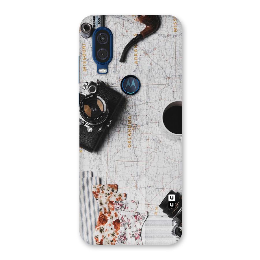 Camera Smoky Pipe Back Case for Motorola One Vision