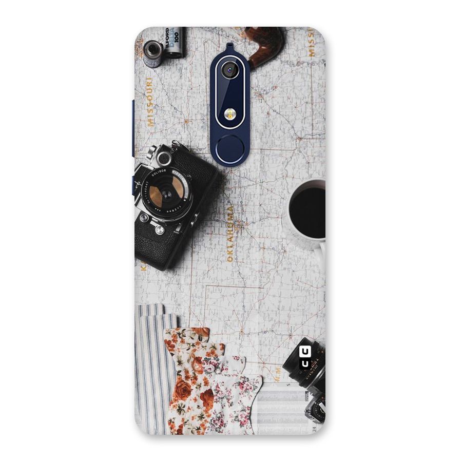 Camera Smoky Pipe Back Case for Nokia 5.1