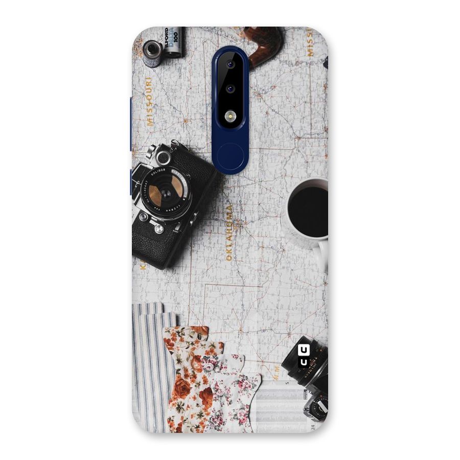 Camera Smoky Pipe Back Case for Nokia 5.1 Plus