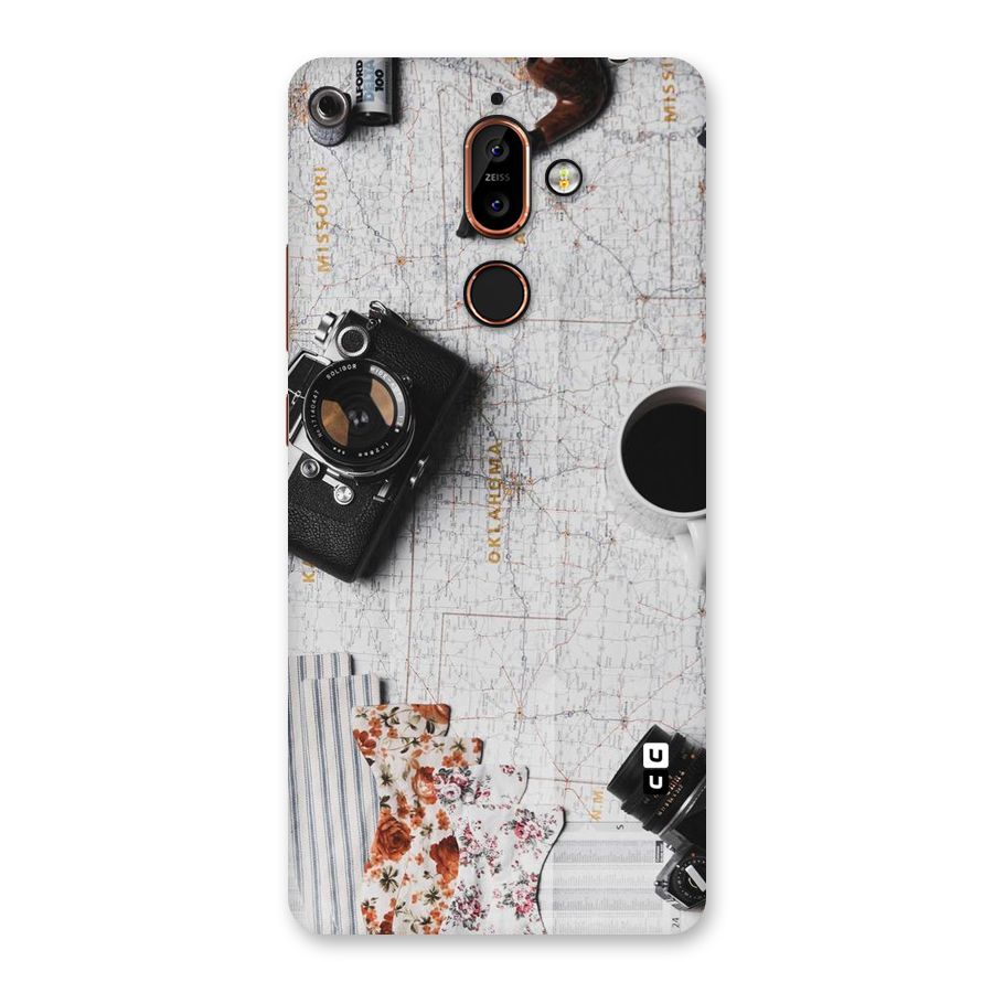 Camera Smoky Pipe Back Case for Nokia 7 Plus