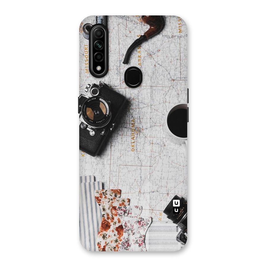 Camera Smoky Pipe Back Case for Oppo A31