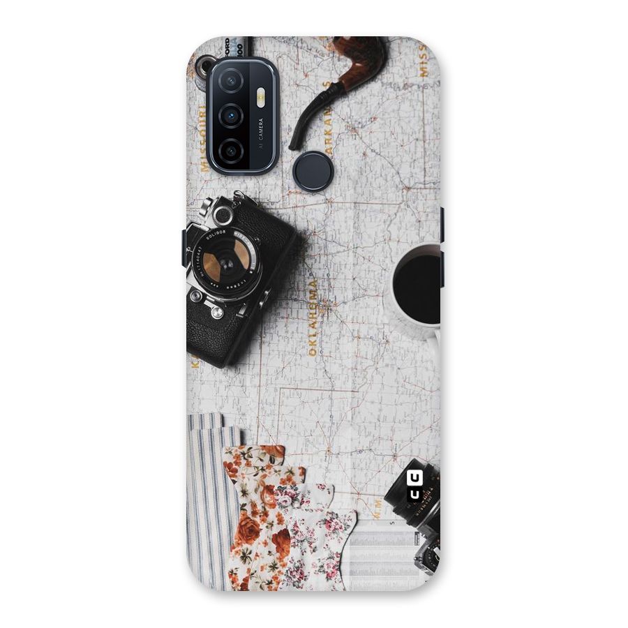 Camera Smoky Pipe Back Case for Oppo A32