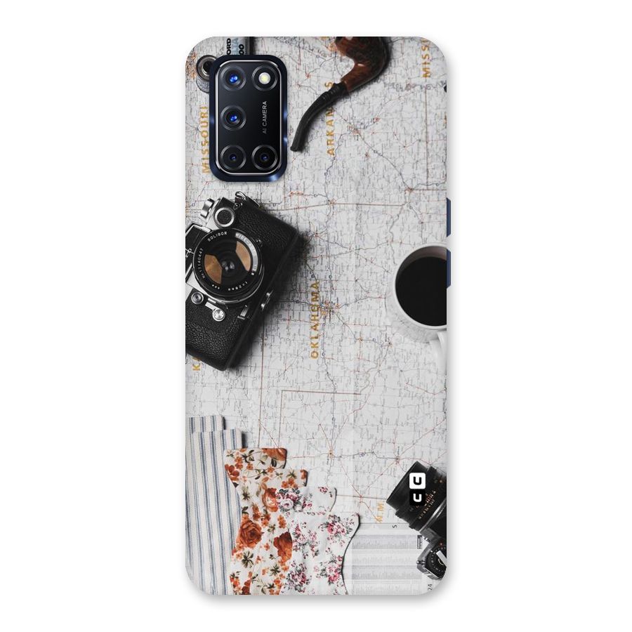 Camera Smoky Pipe Back Case for Oppo A52