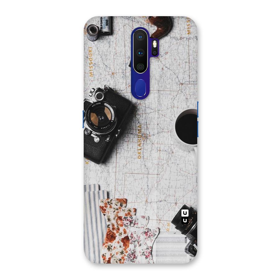 Camera Smoky Pipe Back Case for Oppo A9 (2020)