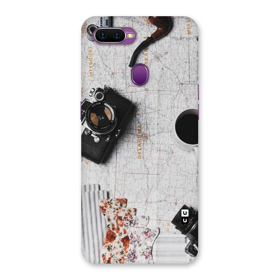 Camera Smoky Pipe Back Case for Oppo F9