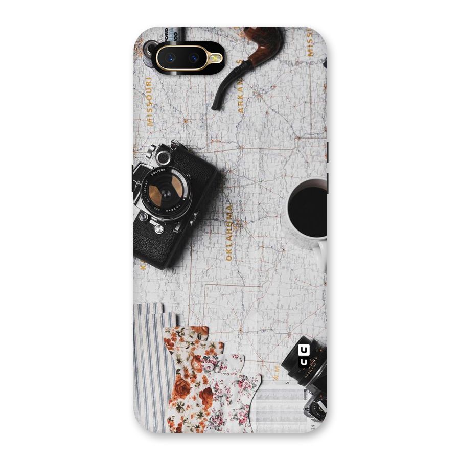 Camera Smoky Pipe Back Case for Oppo K1