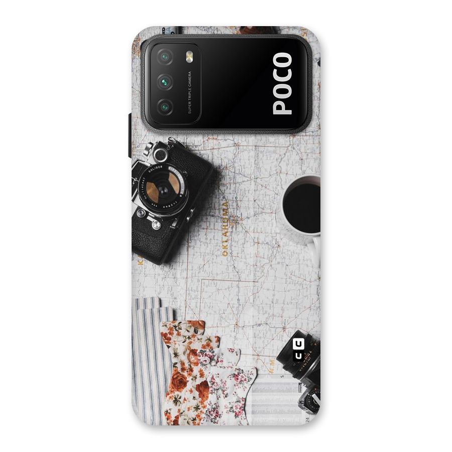 Camera Smoky Pipe Back Case for Poco M3