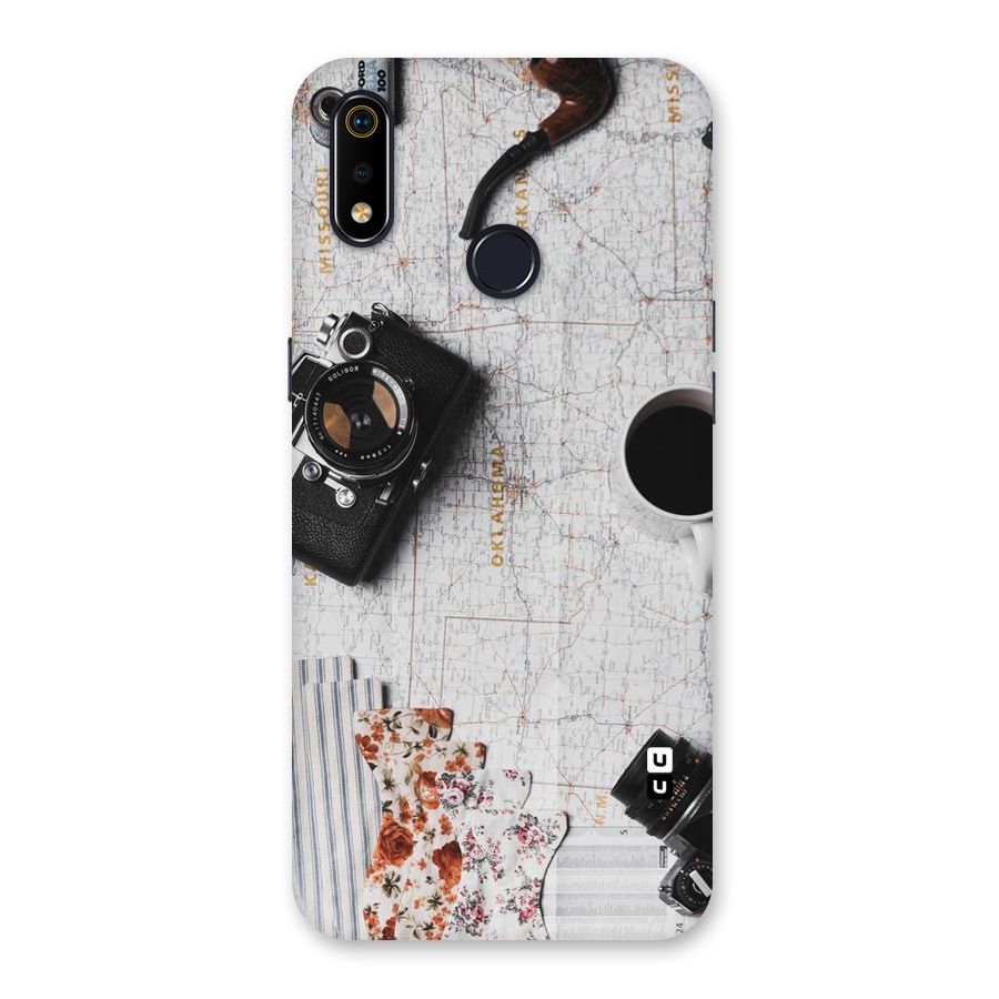 Camera Smoky Pipe Back Case for Realme 3i