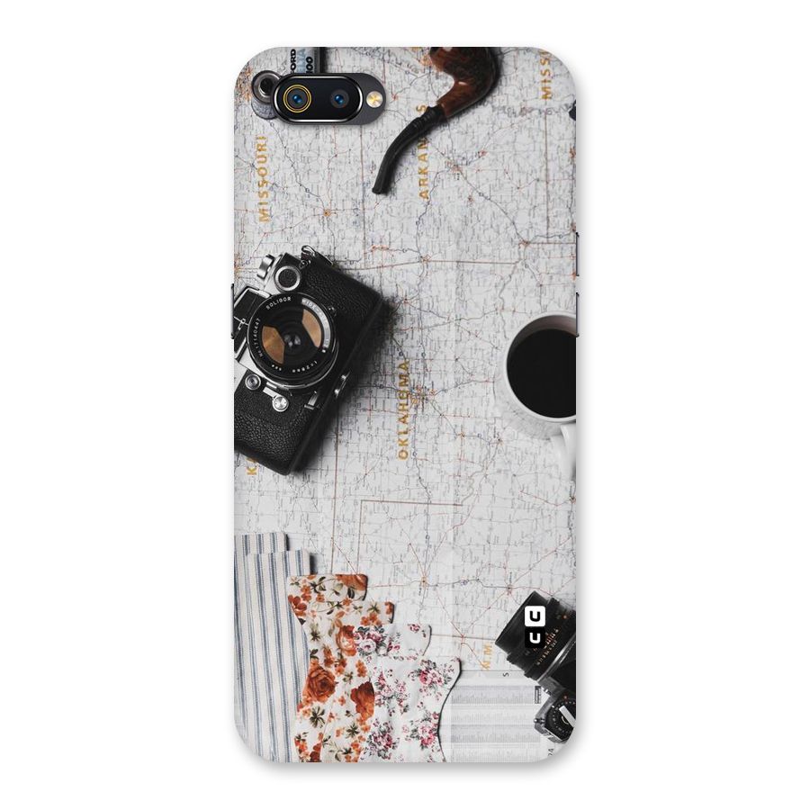Camera Smoky Pipe Back Case for Realme C2