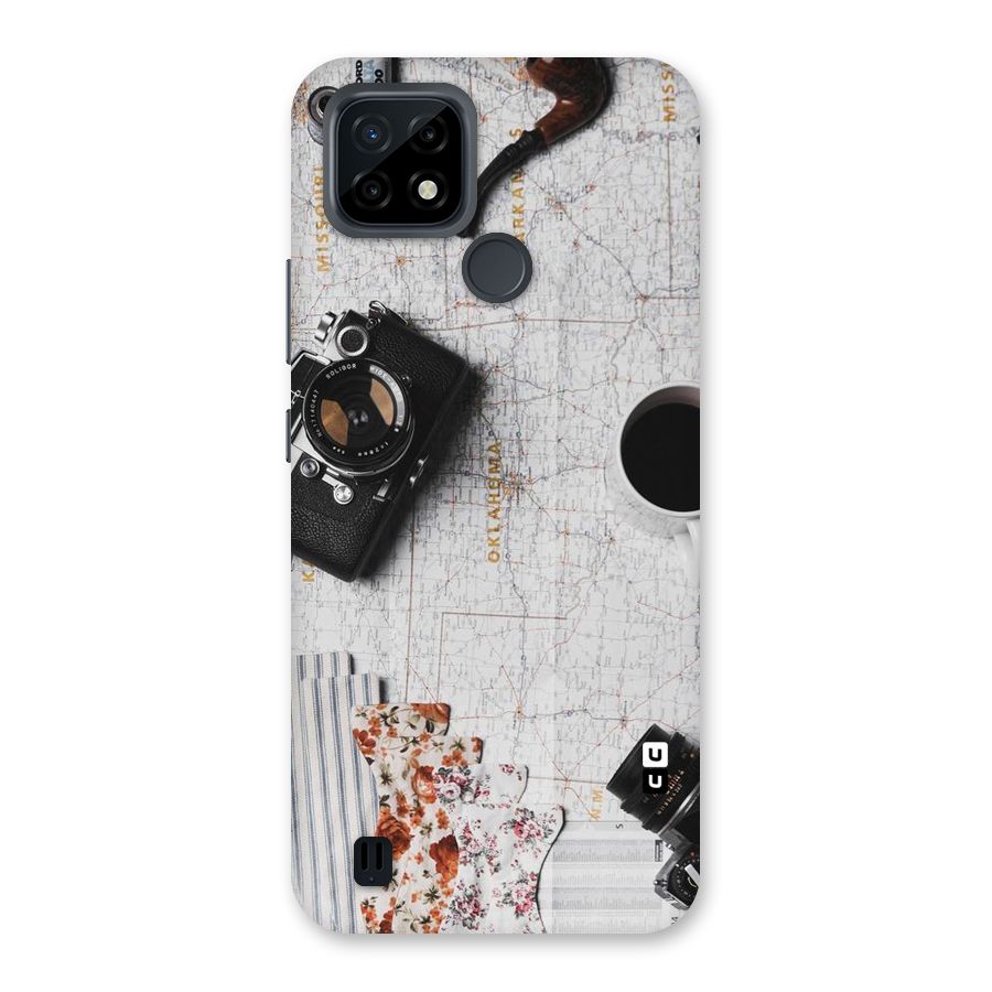 Camera Smoky Pipe Back Case for Realme C21