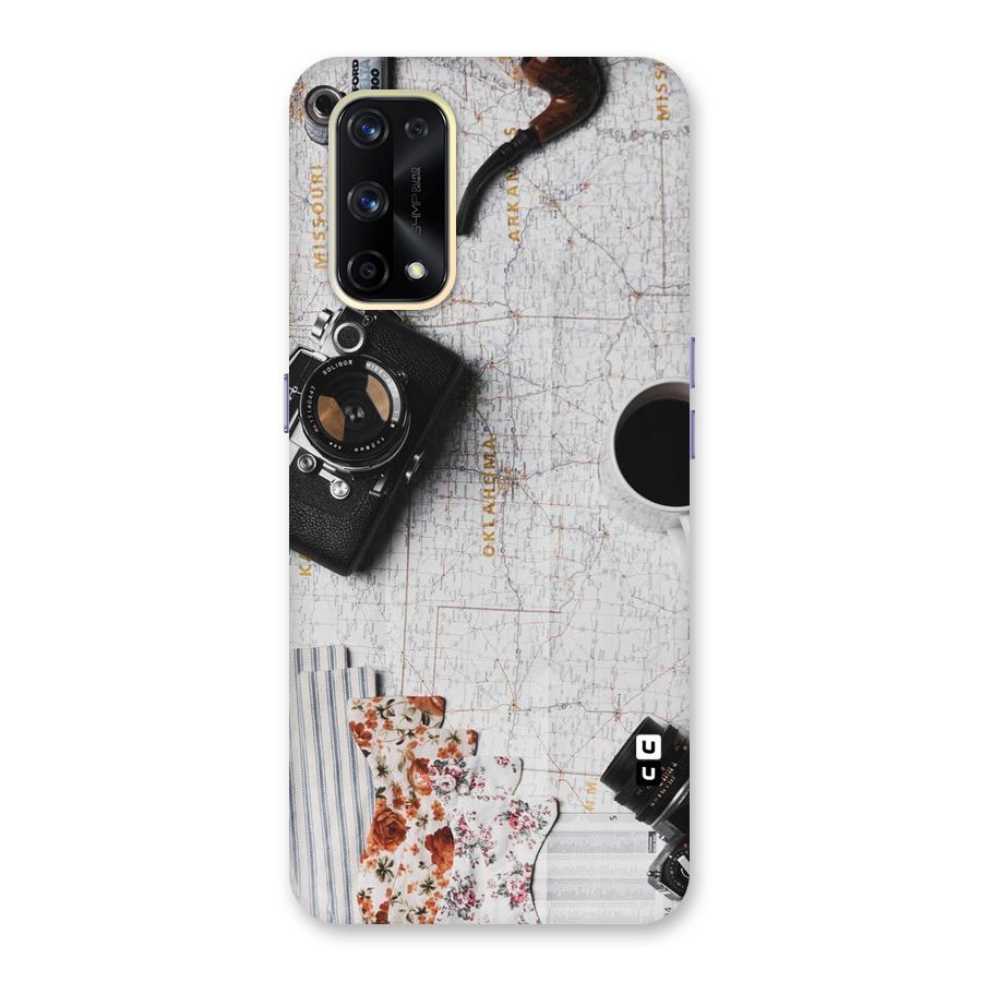 Camera Smoky Pipe Glass Back Case for Realme X7 Pro