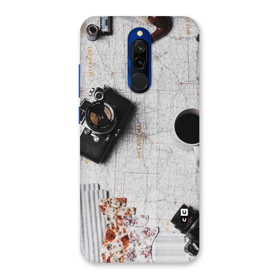 Camera Smoky Pipe Back Case for Redmi 8