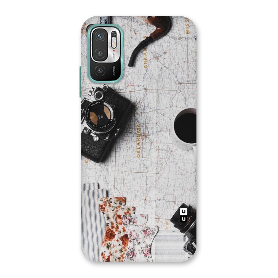 Camera Smoky Pipe Back Case for Redmi Note 10T 5G