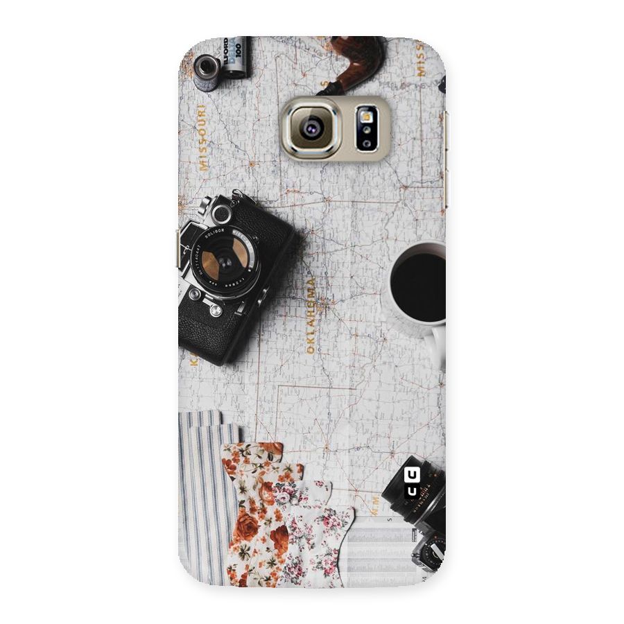 Camera Smoky Pipe Back Case for Samsung Galaxy S6 Edge