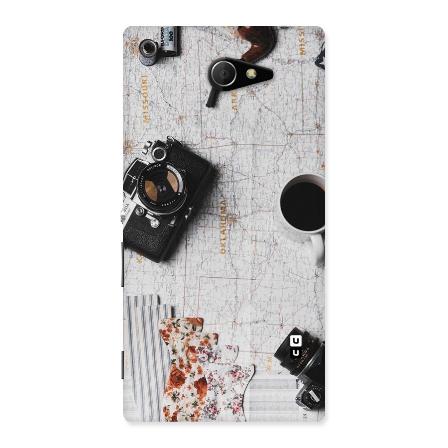 Camera Smoky Pipe Back Case for Sony Xperia M2