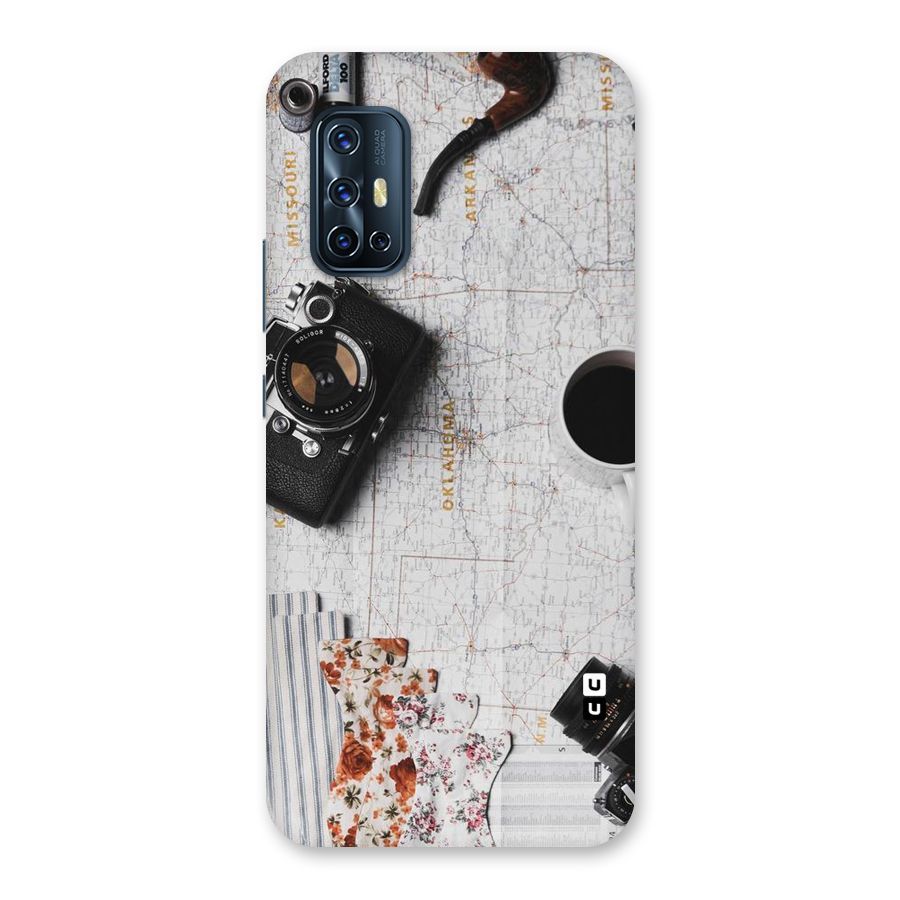 Camera Smoky Pipe Back Case for Vivo V17