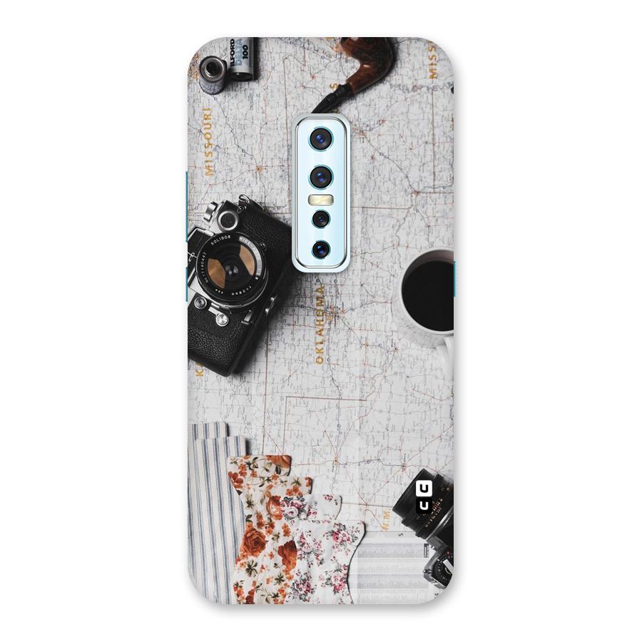 Camera Smoky Pipe Back Case for Vivo V17 Pro