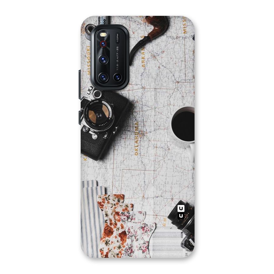 Camera Smoky Pipe Back Case for Vivo V19